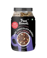 True Elements Dark Chocolate Muesli (Offline Discount) 1000gm (Rs. 150 off)