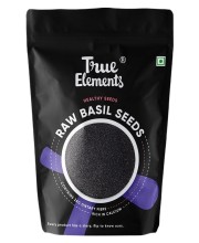 True Elements Basil Seeds Raw 250gm